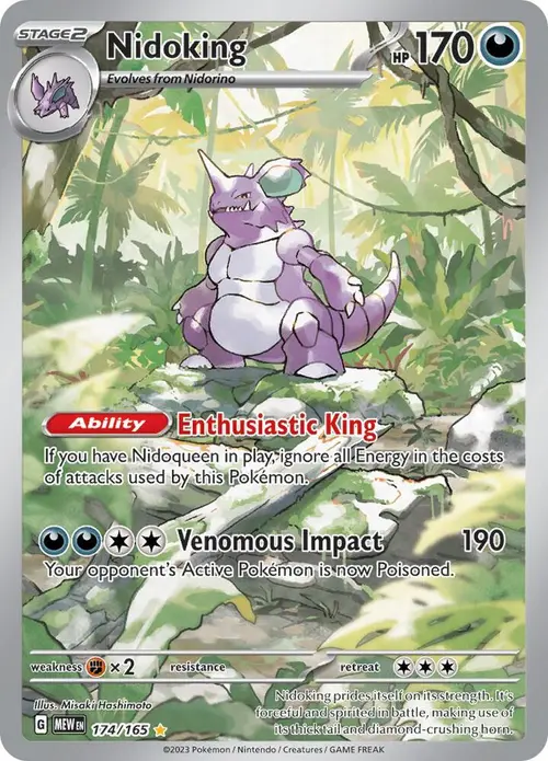 Nidoking card art