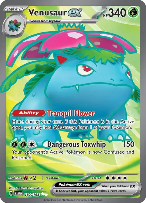 Venusaur ex card art