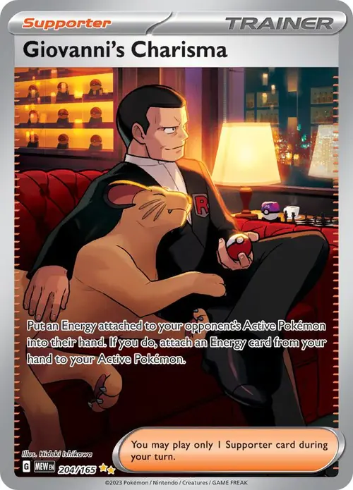 Giovanni's Charisma card art