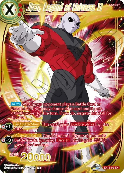 Jiren, Legend of Universe 11 (Alternate Art) card art