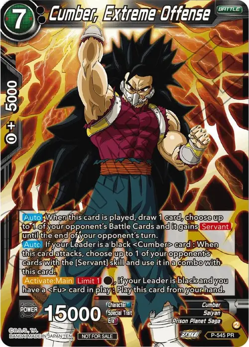 Cumber, Extreme Offense (Championship Selection Pack 2023 Vol.3) (Gold-Stamped) card art