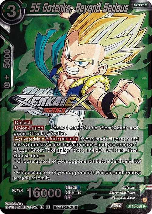 SS Gotenks, Beyond Serious (Event Pack 13) card art