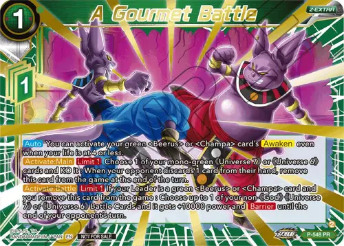 A Gourmet Battle (Championship Z Extra Card Pack 2023) card art