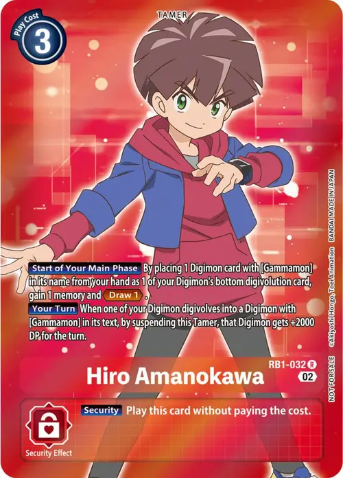 Hiro Amanokawa (Resurgence Booster Box Promotion Pack) card art