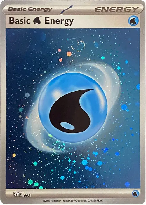 Basic Water Energy (Cosmos Holo) card art