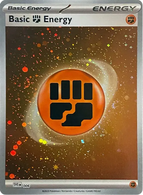 Basic Fighting Energy (Cosmos Holo) card art