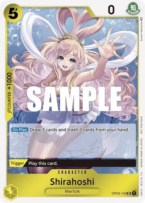 Shirahoshi (Dash Pack) card art