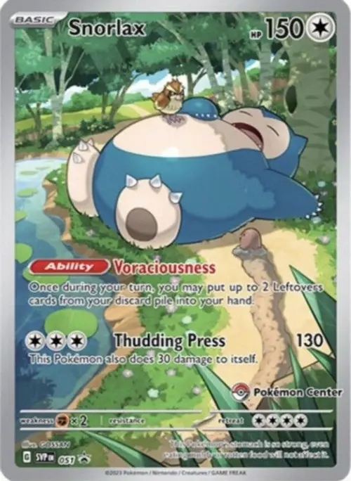 Snorlax - 051 (Pokemon Center Exclusive) card art