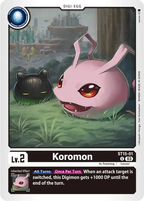 Koromon card art