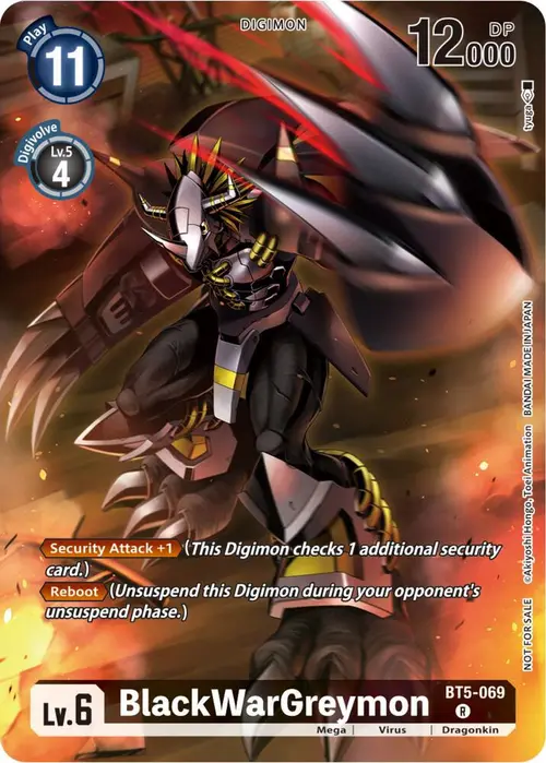 BlackWarGreymon (Tamer Party Pack -The Beginning-) card art
