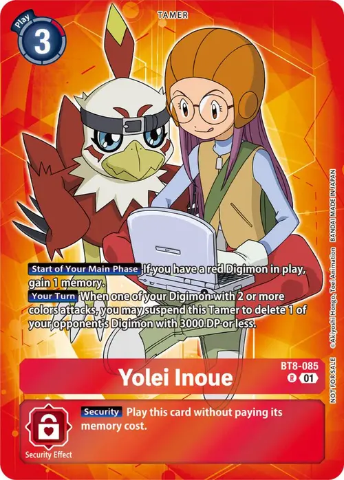 Yolei Inoue (Tamer Party Pack -The Beginning-) card art
