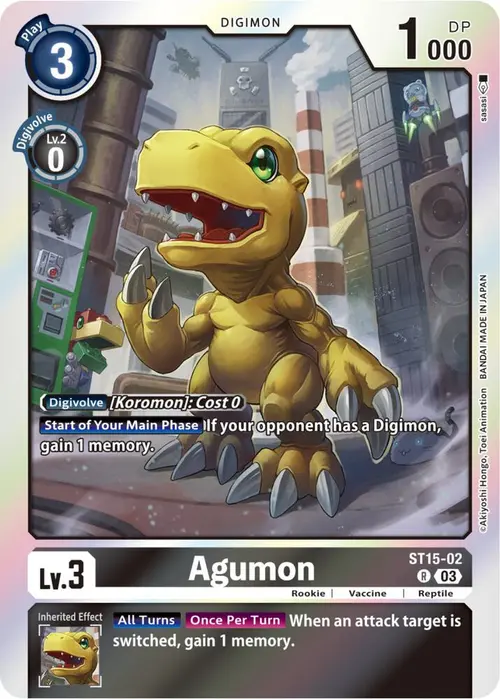 Agumon card art
