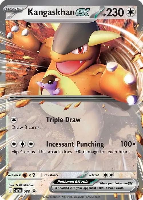 Kangaskhan ex - 055 card art