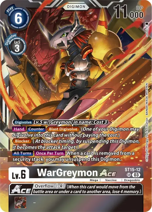 WarGreymon ACE card art