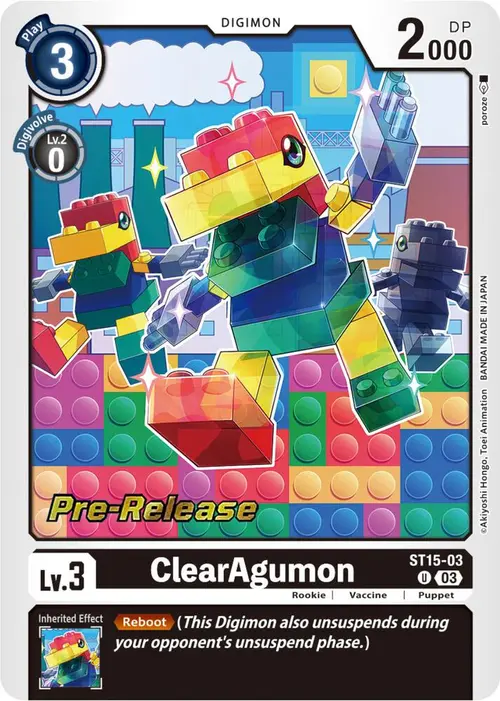 ClearAgumon card art