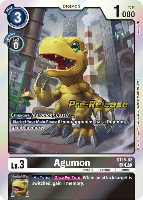 Agumon card art