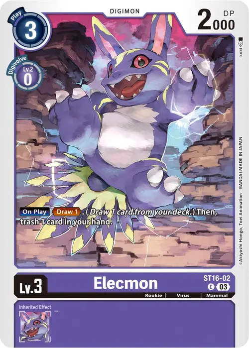 Elecmon card art