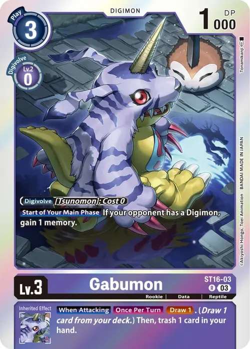 Gabumon card art