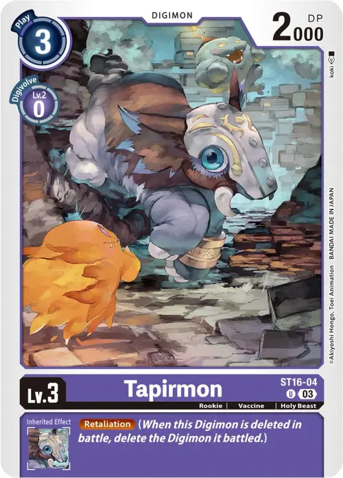 Tapirmon card art