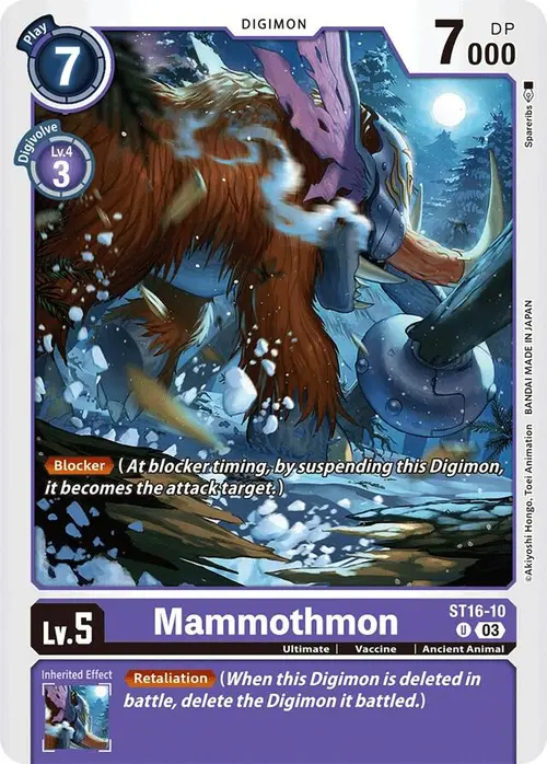 Mammothmon card art