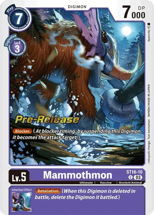 Mammothmon card art