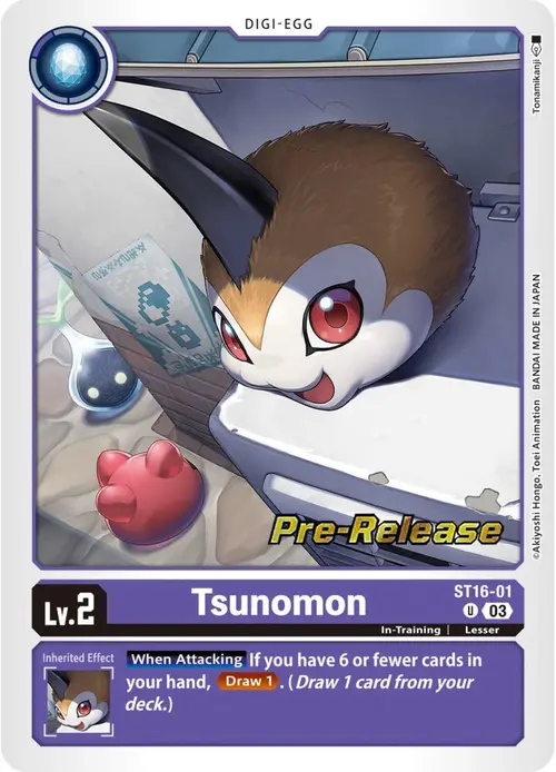 Tsunomon card art