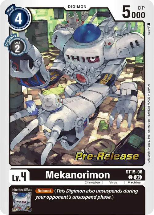 Mekanorimon card art