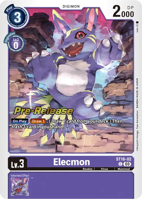 Elecmon card art