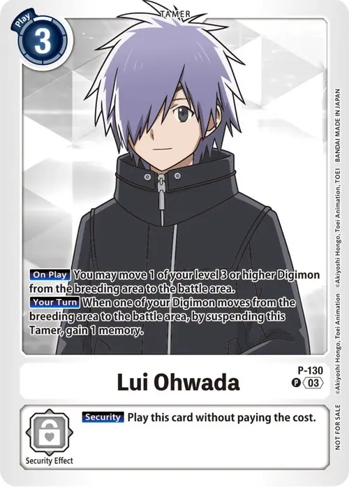 Lui Ohwada - P-130 (NYCC 2023 Demo Deck) card art