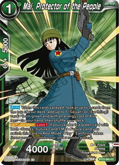 Mai, Protector of the People card art