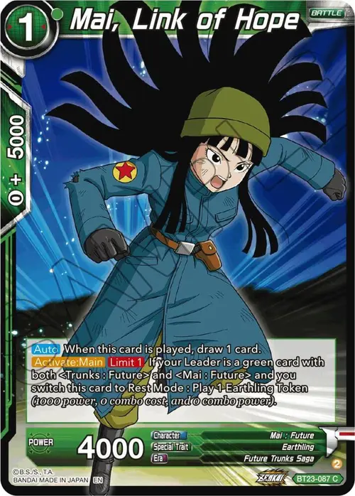 Mai, Link of Hope card art