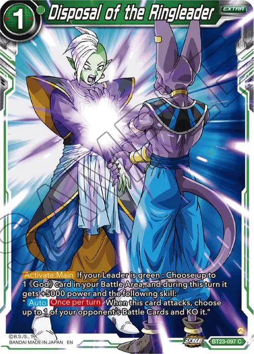 Disposal of the Ringleader card art