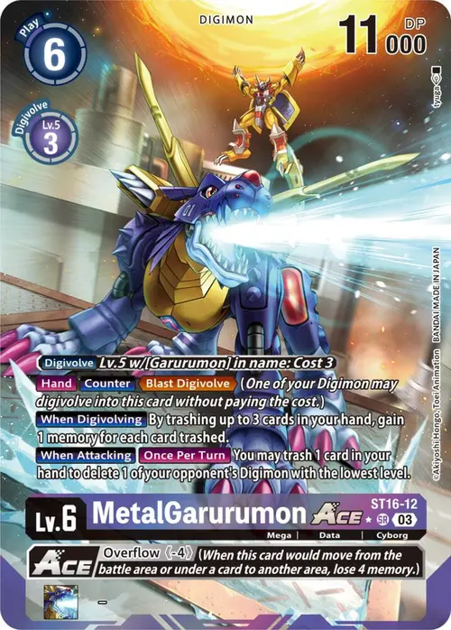 MetalGarurumon ACE (Alternate Art) card art