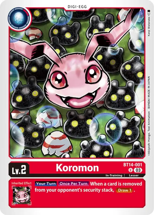 Koromon card art