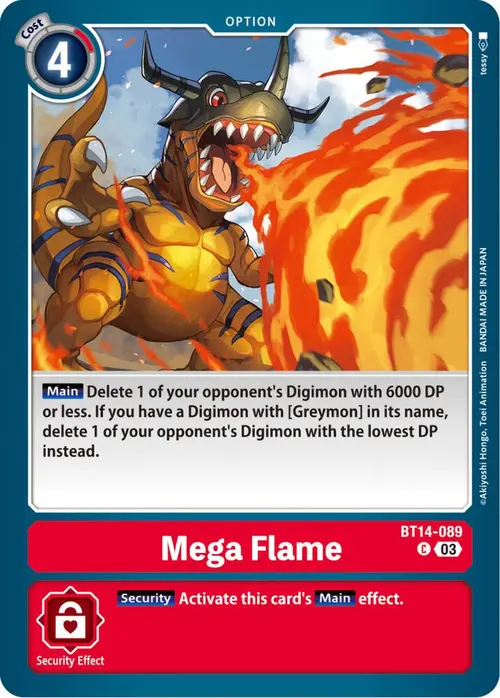 Mega Flame card art