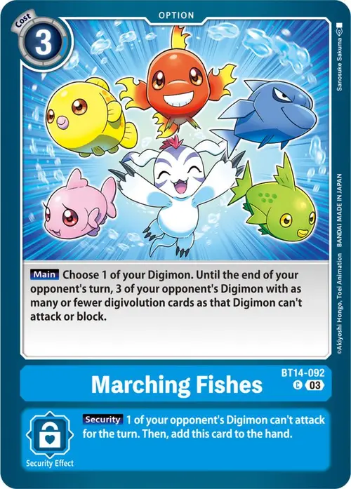 Marching Fishes card art