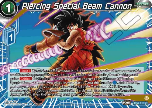 Piercing Special Beam Cannon card art