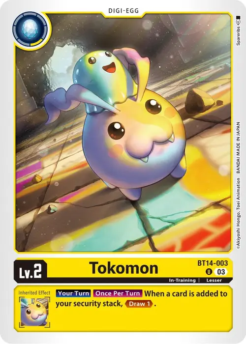 Tokomon card art