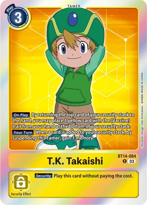 T.K. Takaishi card art