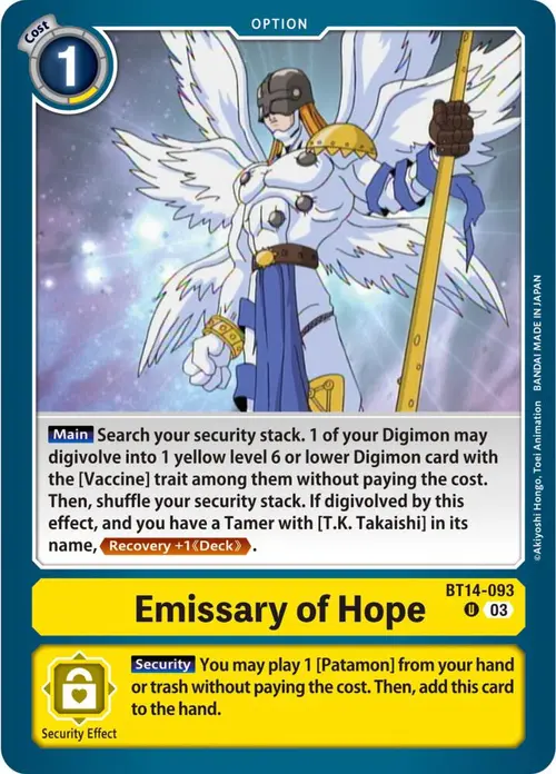 Emissary of Hope card art