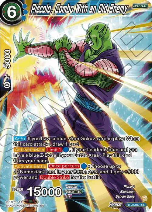 Piccolo, Combo With an Old Enemy card art