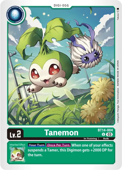 Tanemon card art