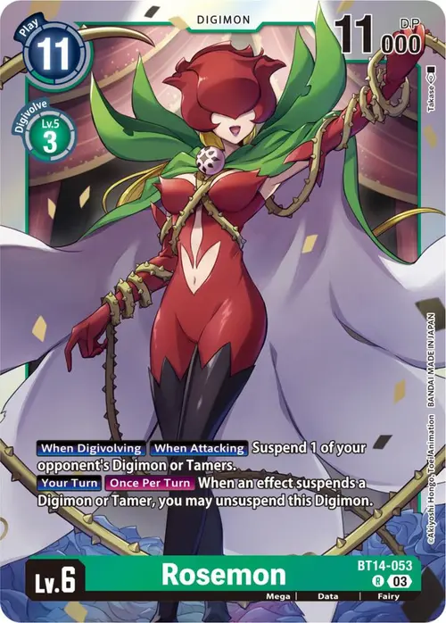 Rosemon card art