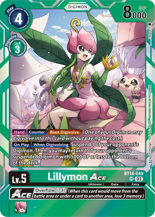 Lillymon ACE card art