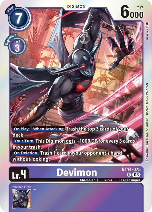 Devimon card art