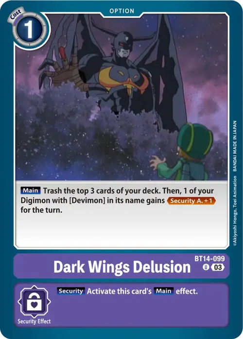 Dark Wings Delusion card art