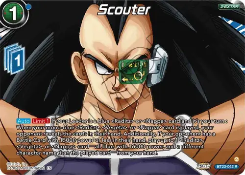 Scouter card art