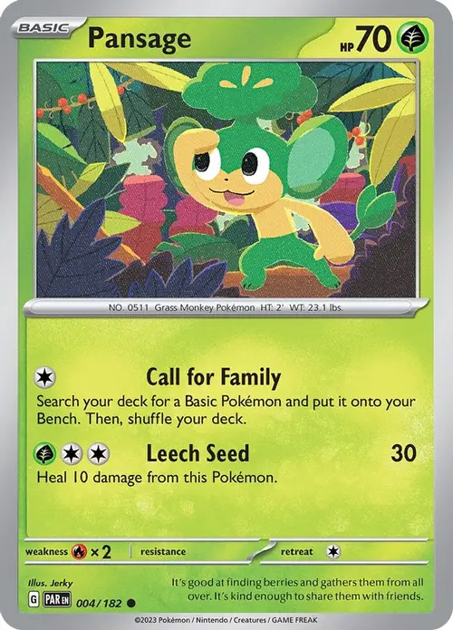 Pansage card art