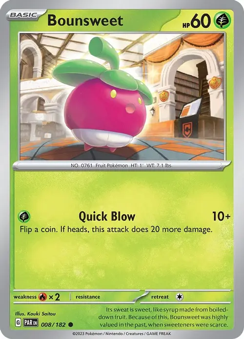 Bounsweet card art