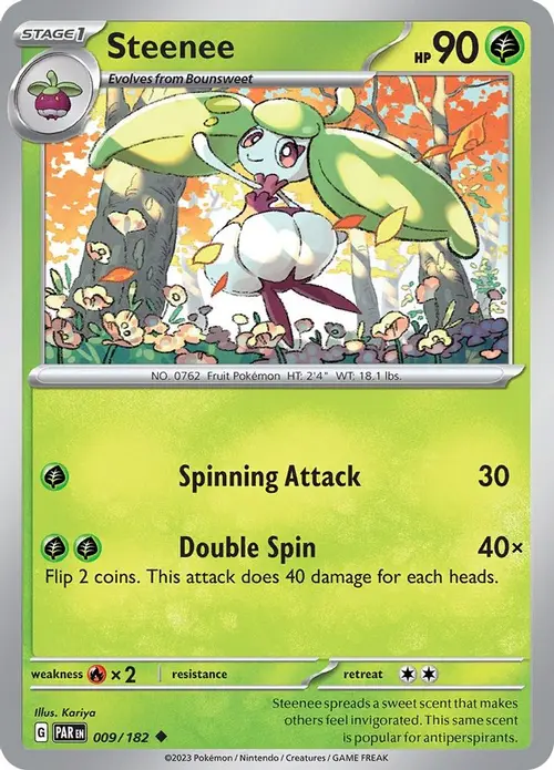 Steenee card art